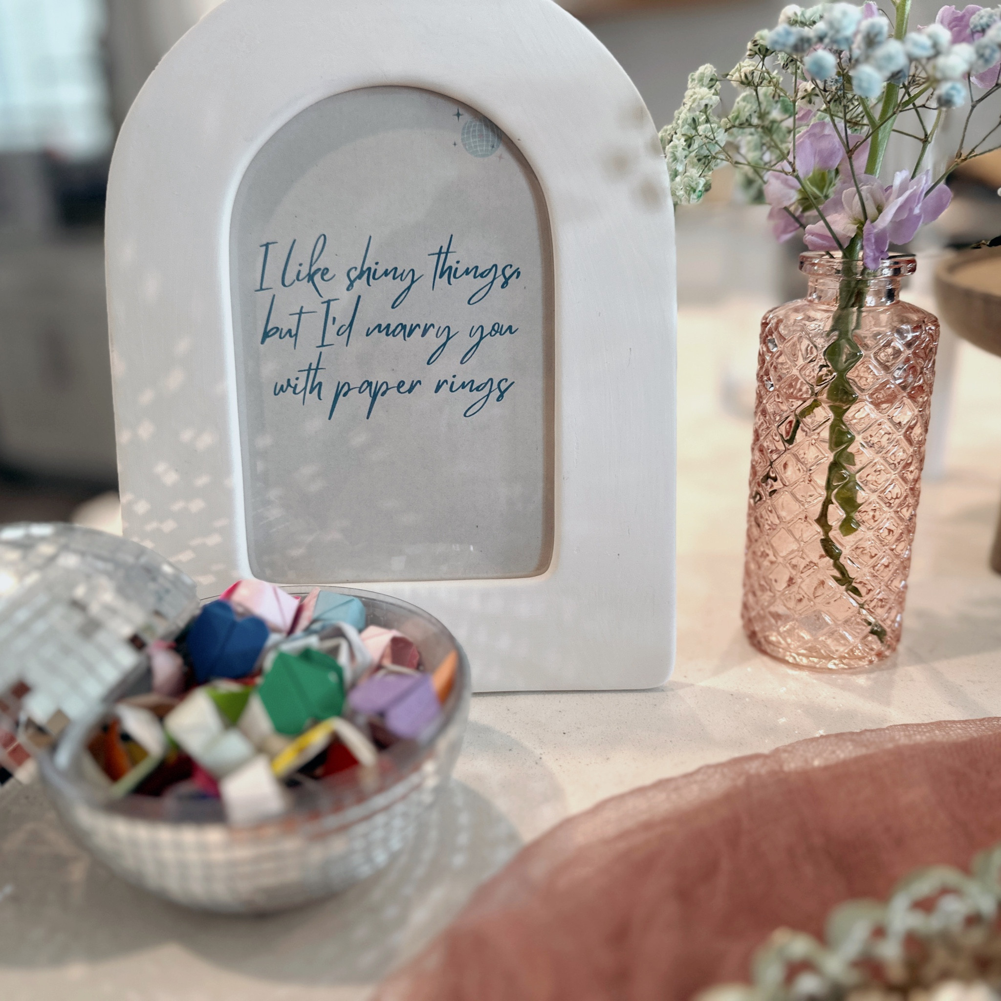 I like shiny things but I’d marry you with paper rings from Etsy!  
#taylorswift #bridalshower #paperrings #lover

#LTKparties #LTKwedding #LTKFind