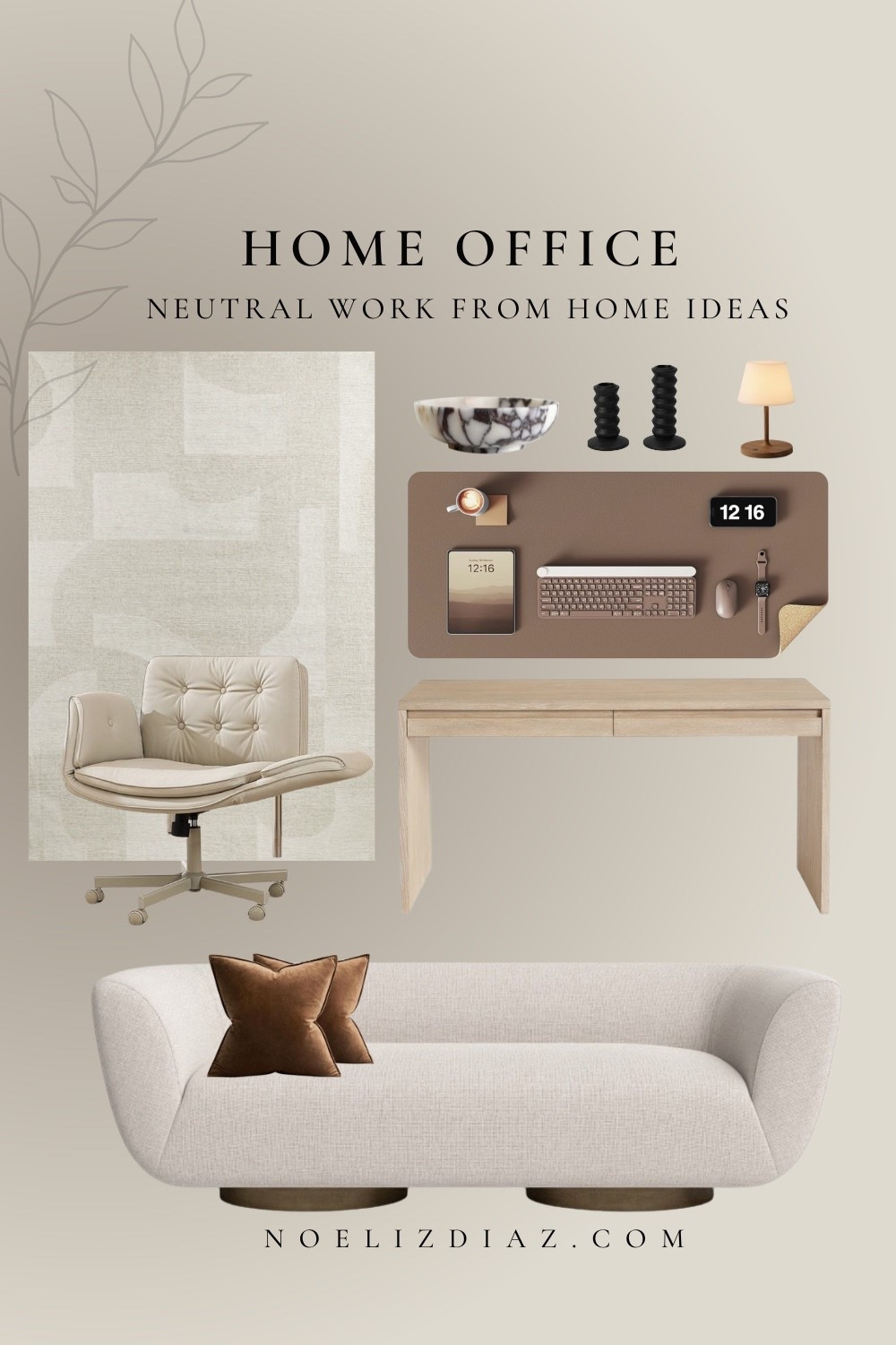 Neutral home office ideas to keep it calm when under pressure! #office #workfromhome #neutrals #homeoffice #decor

#LTKgrwm #LTKmorningroutine #LTKHome