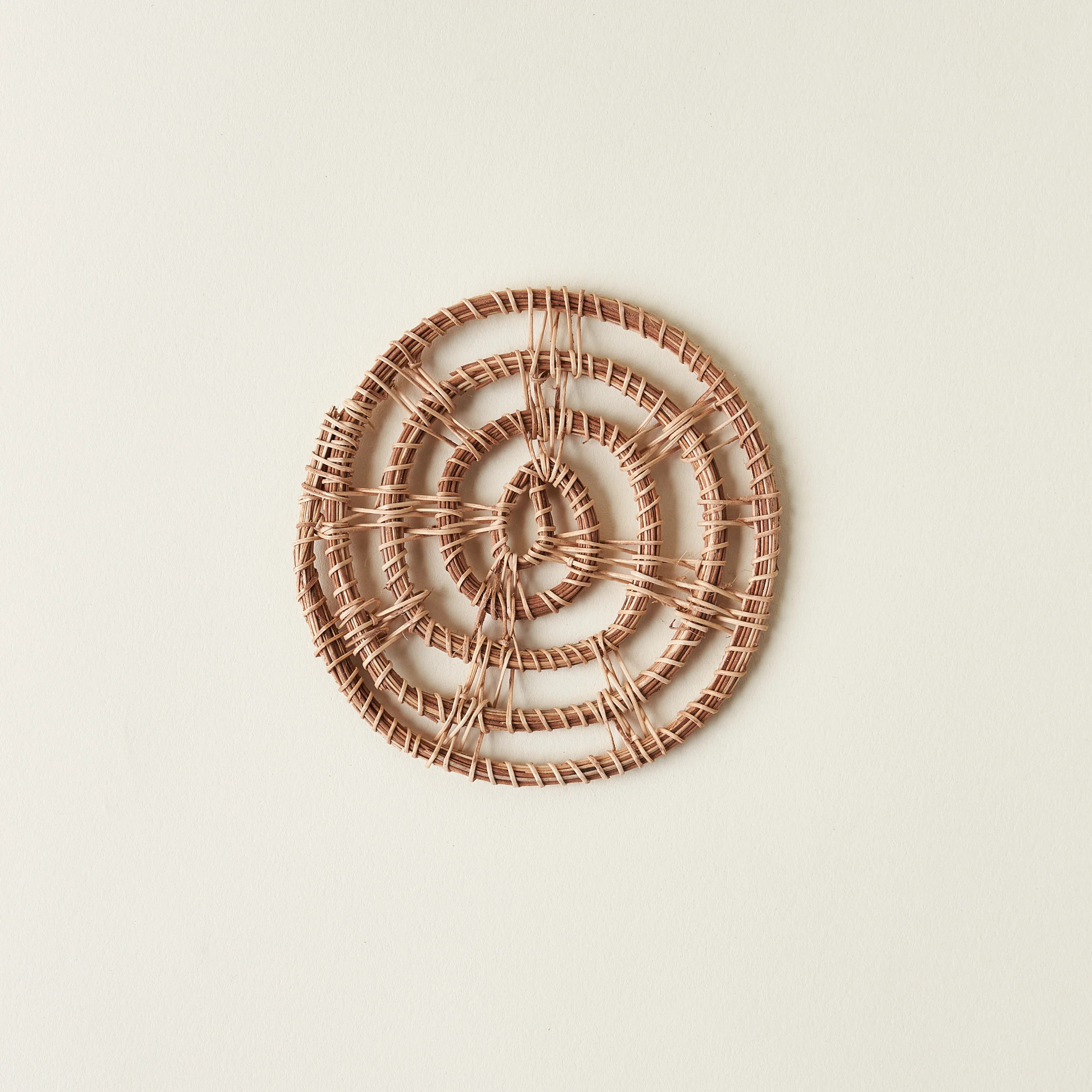 Hand-Woven Palm Coaster - Set of 4 | Kate Marker Home