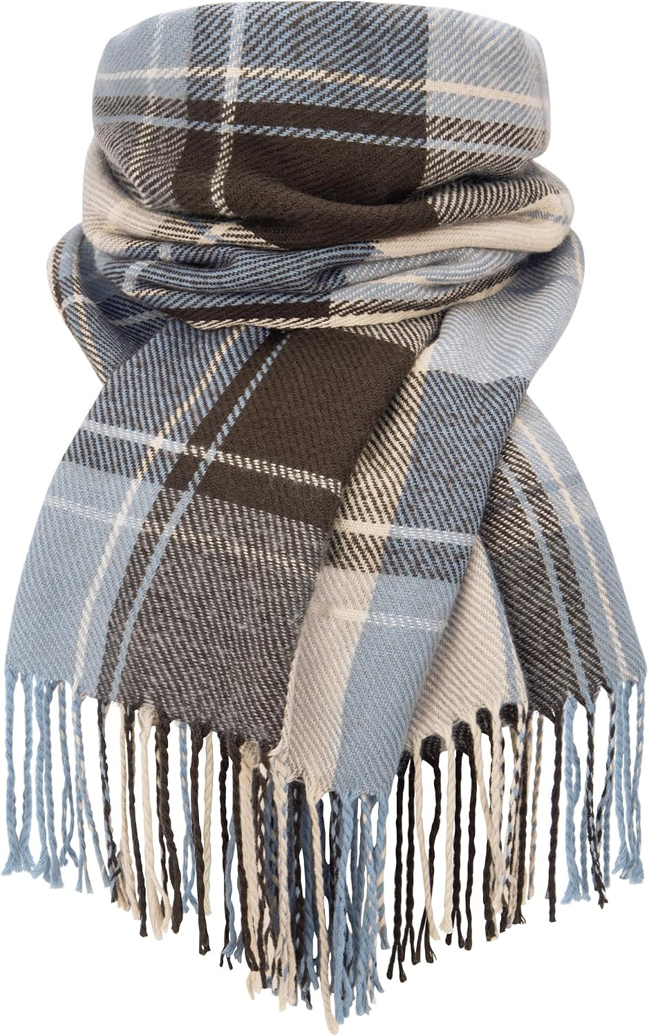 Winter Scarf for Women Long Plaid Scarves Ladies Gifts | Amazon (US)