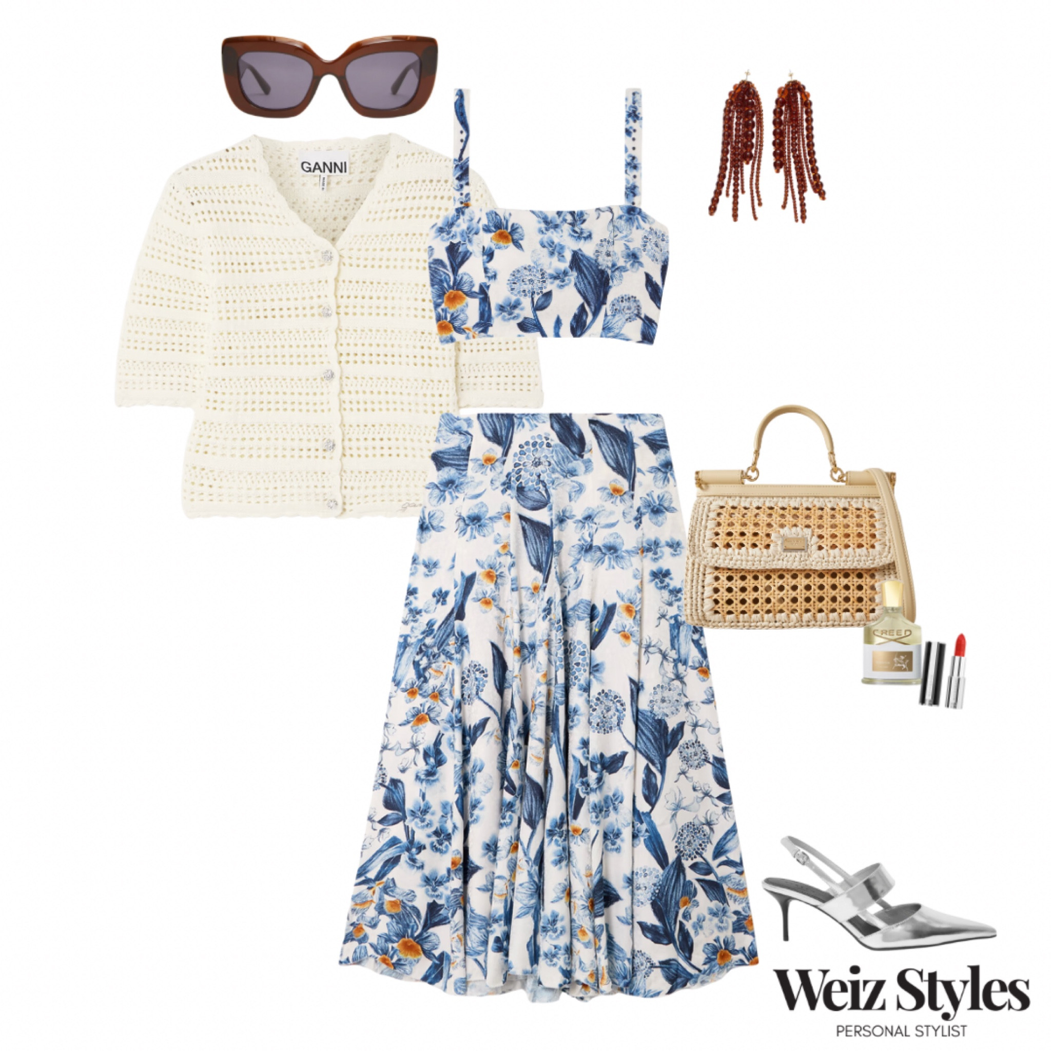 Baby shower, wedding guest or day at the races… I’ve got you covered! ✨

This beautiful outfit idea is perfect if you have a social occasion coming up 💙 

Head to www.weizstyles.com to find out more about how I can help you on your style journey! 💃🏻

Louise x

Personal stylist, styling, ootd, girls aesthetic, London, Weiz styles, shopping, outfit of the day, uk, confident, handbag, bag, perfume, fragrance, lipstick, lip, elevate your style, feel good, flat lay, shopping, high street, designer, ltk, chic, sophisticated, skirt, high street, designer, mango, H&M, midi skirt, circular skirt, full skirt, pretty, floral print, girly, summer, cute, wedding guest, occasionwear, special occasion, day at the races, baby shower, net a porter, crop top, basket bag, straw, silver, heels, jigsaw, sunglasses, cardigan, Ganni, knitwear, knit, layers, later, earrings, mani, dangly, job Lewis, red, lippy, elegant, fabulous, statement 

#LTKsummer #LTKuk #LTKwedding