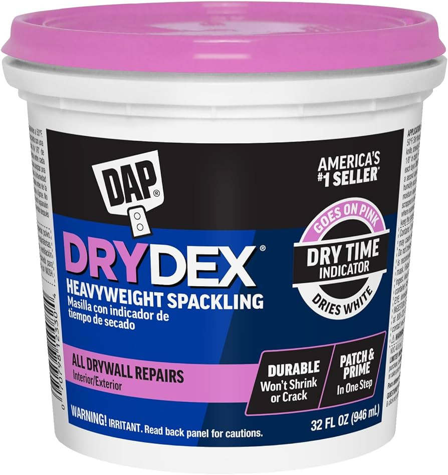 1 qt Dap 12330 DryDex Interior/Exterior Spackling | Amazon (US)