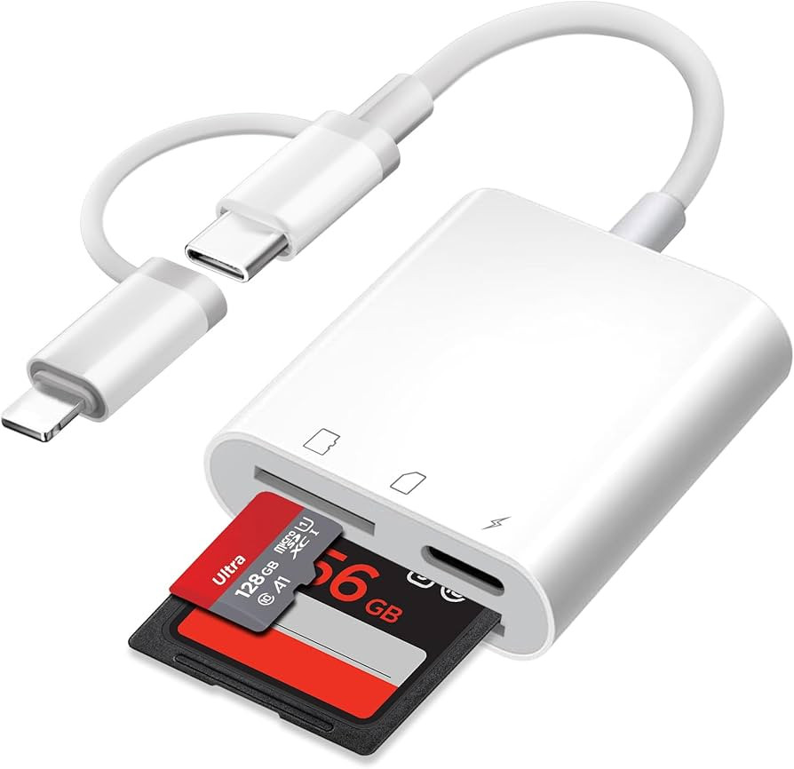 Lector de Tarjeta SD USB C SD Card Reader, [Certificado Apple MFi] Adaptador Lightning Tarjetas S... | Amazon (ES)