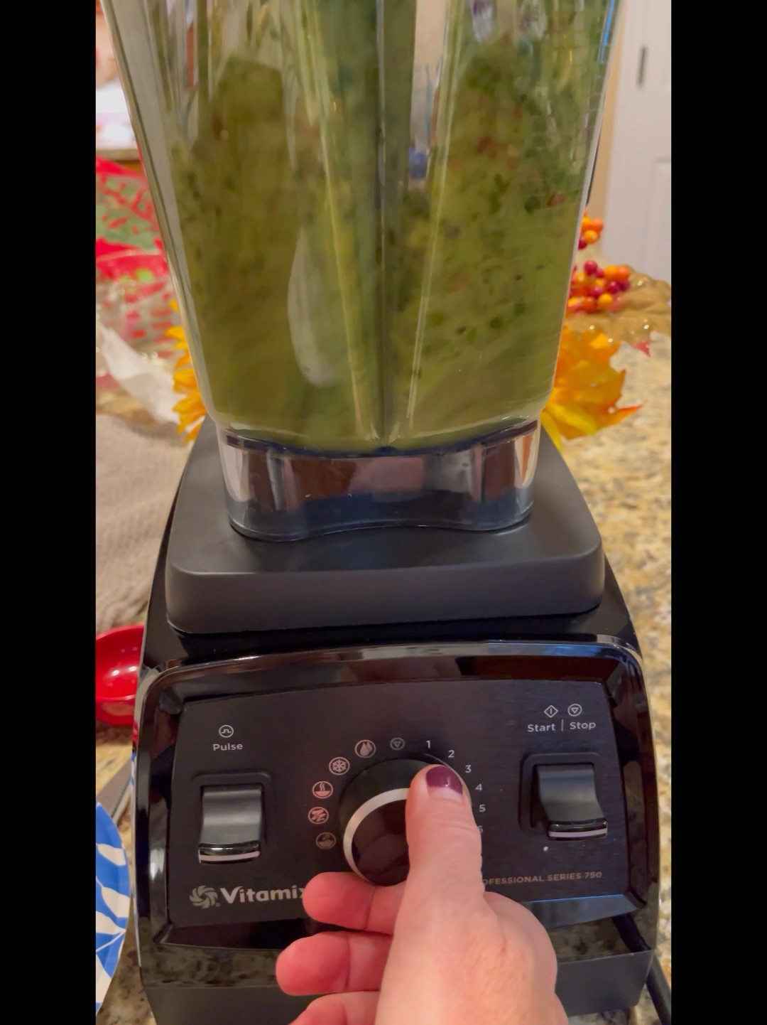 Green smoothie!  With the amazing vitamix and I love my timer with big numbers!  #health #greens #vitamix 

#LTKfitness #LTKGiftGuide