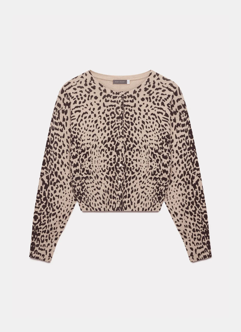 Leopard Print Cardigan | Mint Velvet