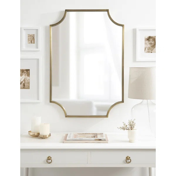 Drumm Asymmetrical Metal Wall Mirror | Wayfair North America