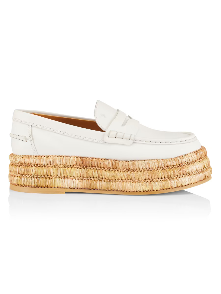 Zeppa Rafia 72K Mocassino Loafers | Saks Fifth Avenue