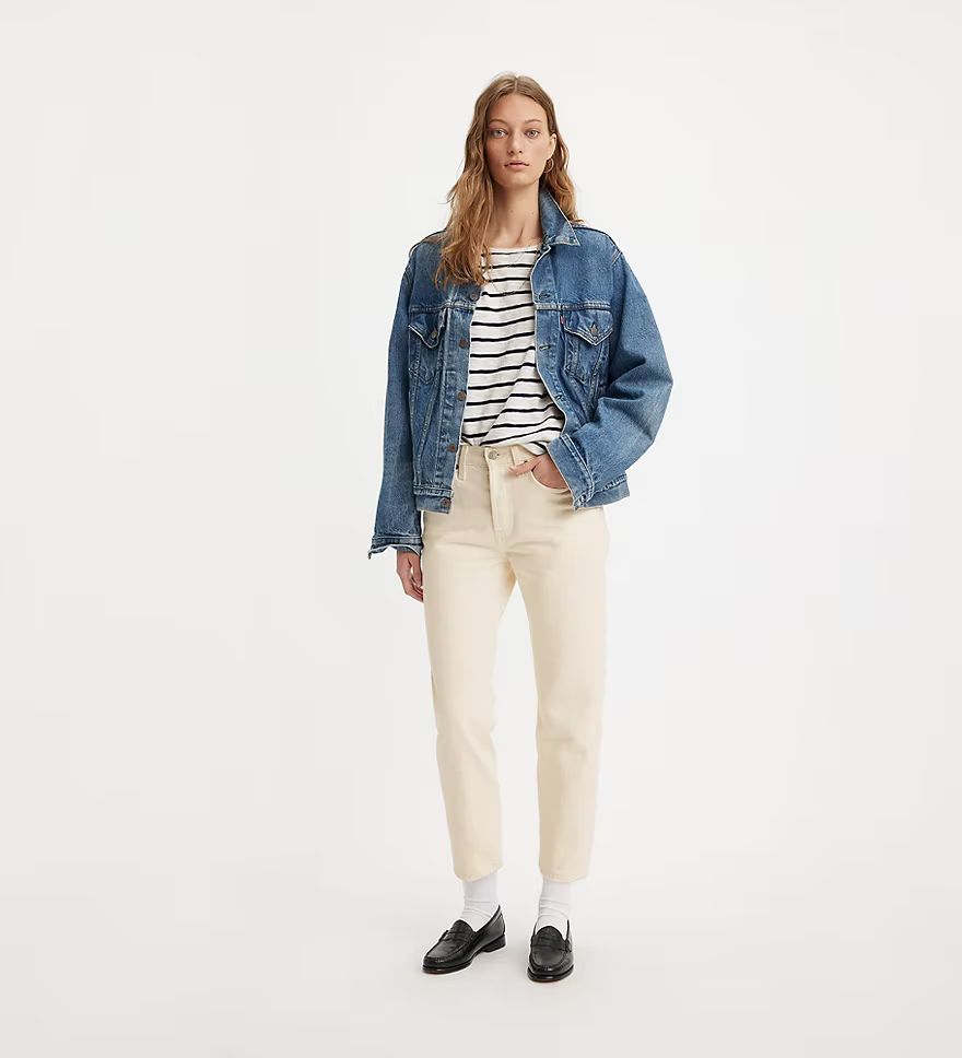 501® Cropped Women's Jeans - White | Levi's® US | LEVI'S (US)