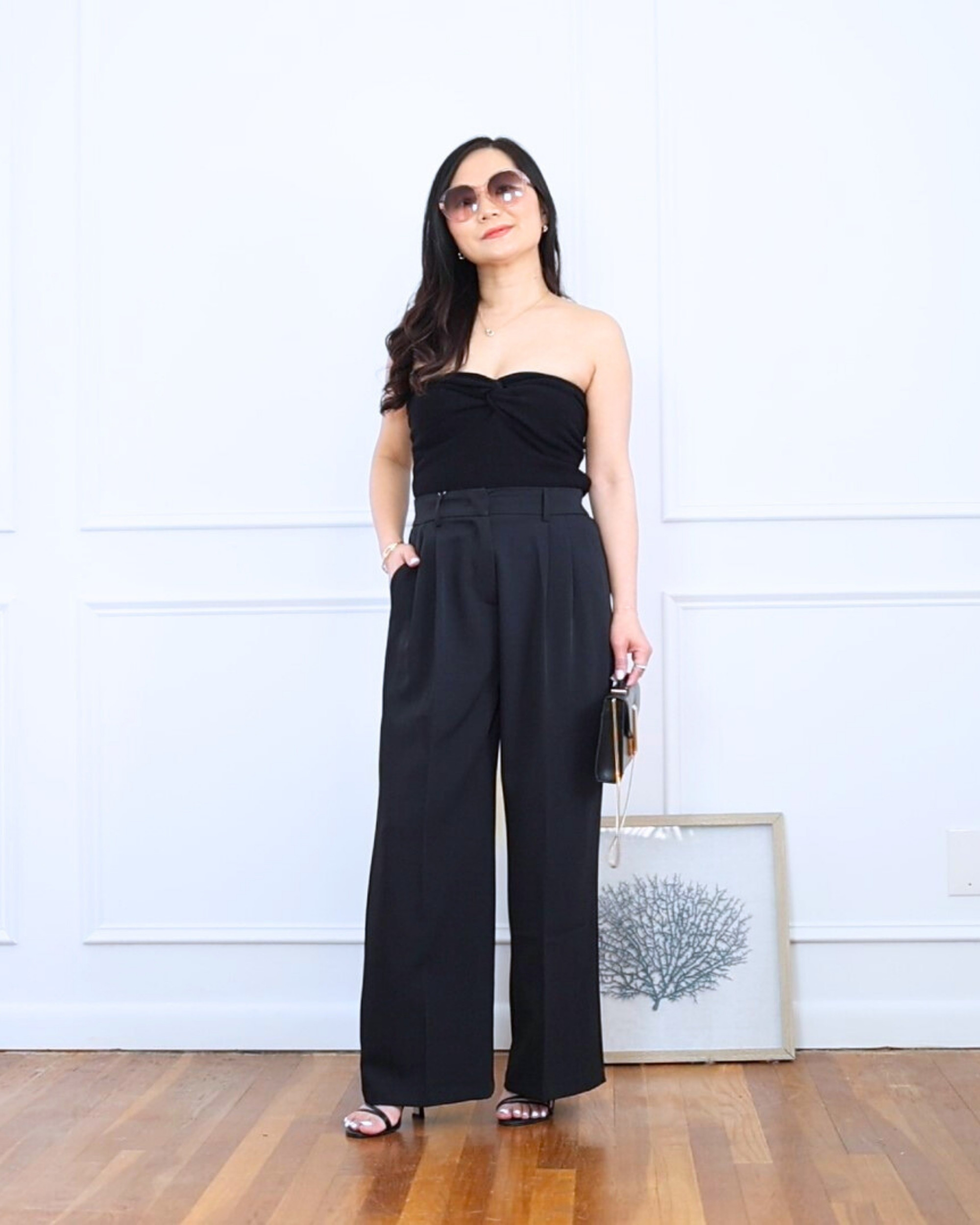 Loving this comfy-chic combo for petites! The tube top and wide leg pants from Amazon fit so well, and these heeled sandals from Quince add the perfect lift. Simple, easy, and flattering! I’m 5’2, wearing size S.

#LTKStyleTip #LTKPetite #LTKOver40