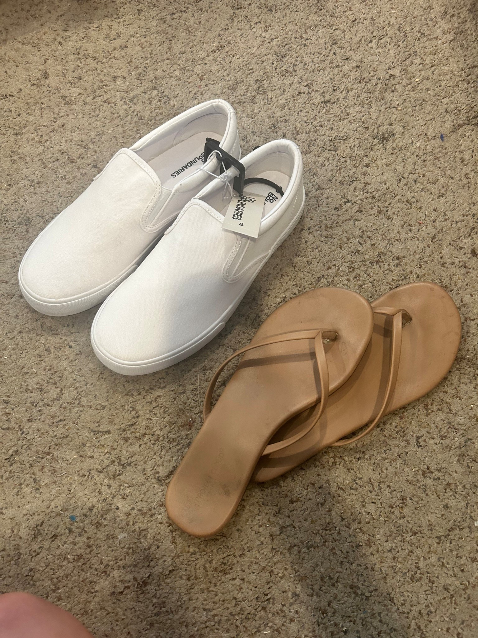 My top picks for shoes from Walmart! White sneakers. The perfect tan sandal for only $10. Fits tts. 

Walmart fashion. Walmart finds 

#LTKgrwm #LTKootd #LTKmorningroutine