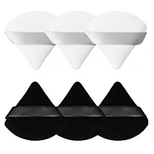 Pimoys 6 Pieces Powder Puff Face Soft Triangle Makeup Puff for Loose Powder Body Powder, Wedge Sh... | Amazon (US)