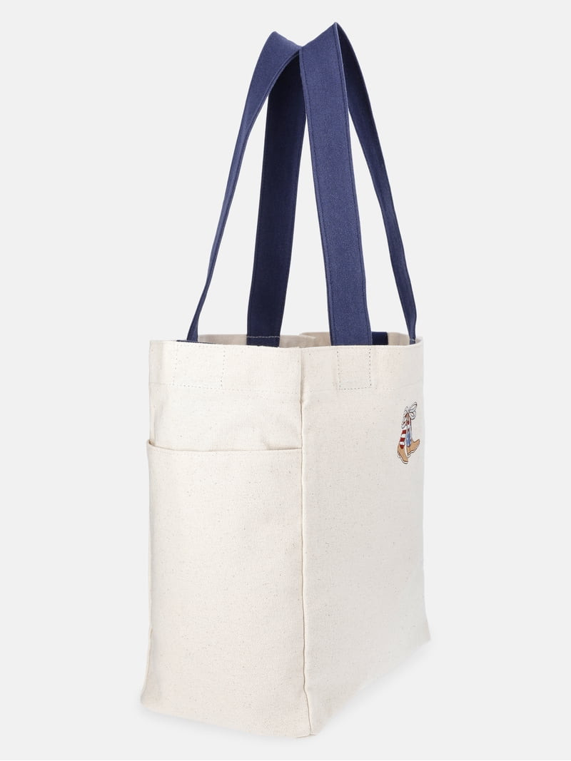 No Boundaries Women's Americana North/South Tote Bag, Natural | Walmart (US)