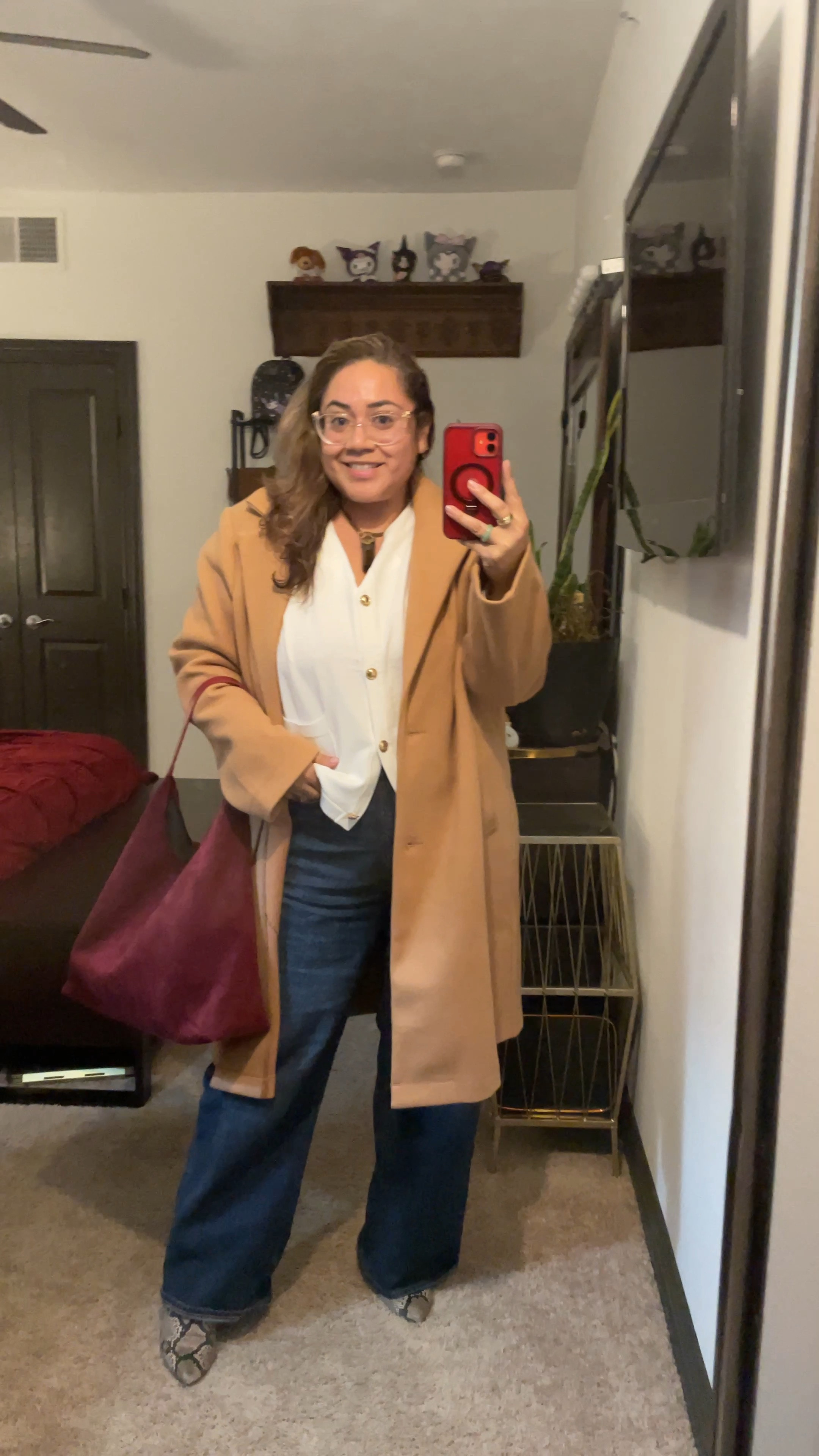 Casual holiday event with wide leg jeans 

#LTKMidsize #LTKHoliday #LTKStyleTip