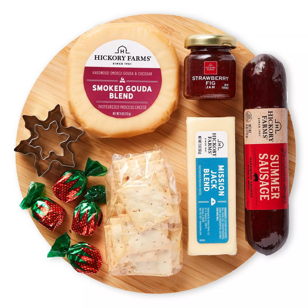 Hickory Farms Christmas Wreath Charcuterie Kit - 15.5oz | Target