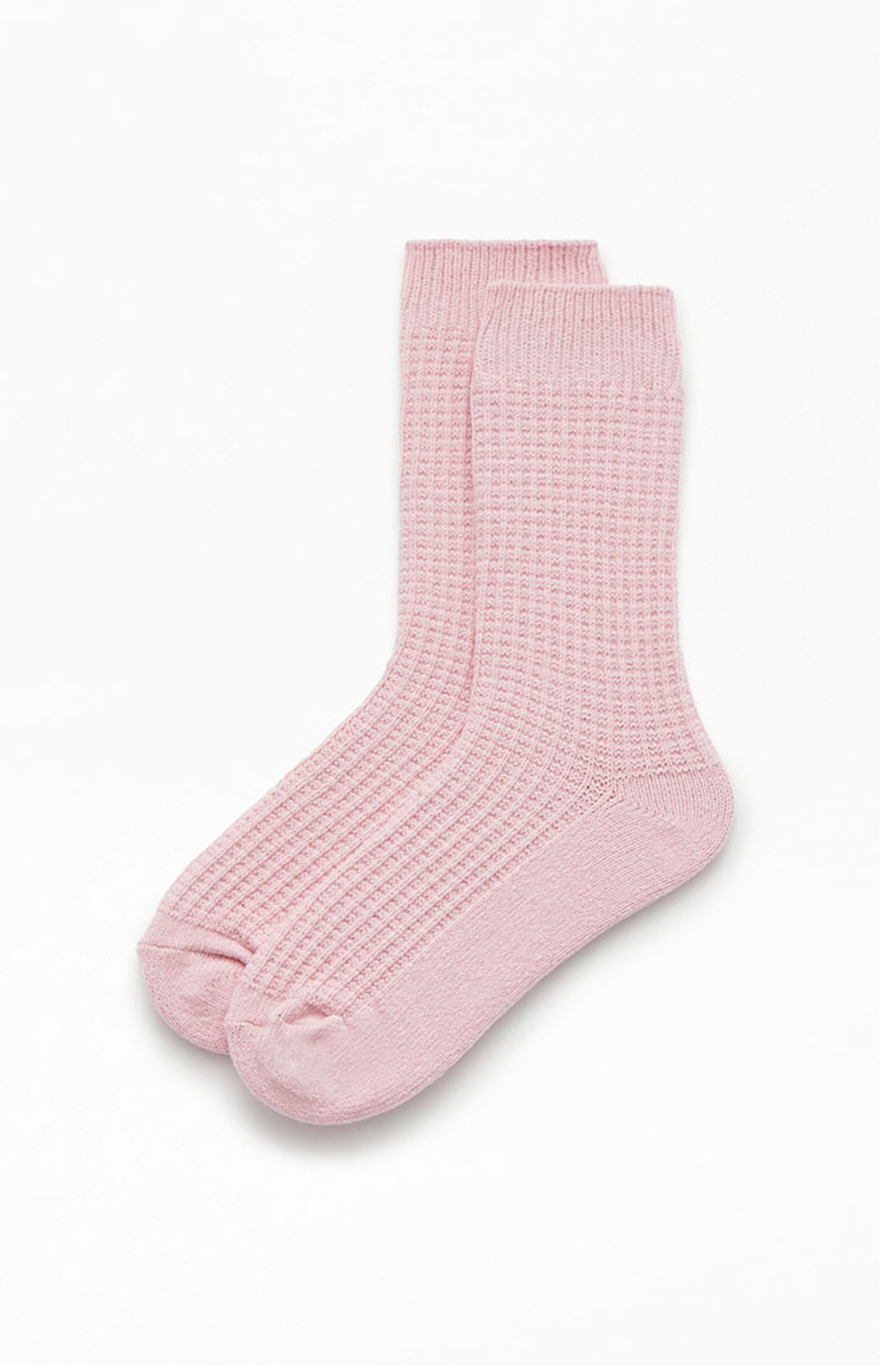 PacSun Cozy Waffle Knit Crew Socks | PacSun