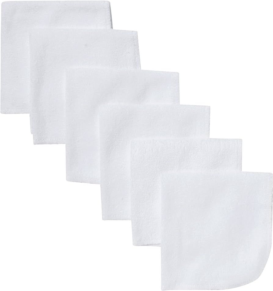 Gerber Washcloth, White, 6-Count | Amazon (US)