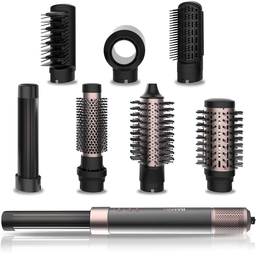 Cecotec Cepillo de Aire Secador Moldeador Alisador Multifunción 8 en 1 Bamba AirGlam. 1400W, Tec... | Amazon (ES)