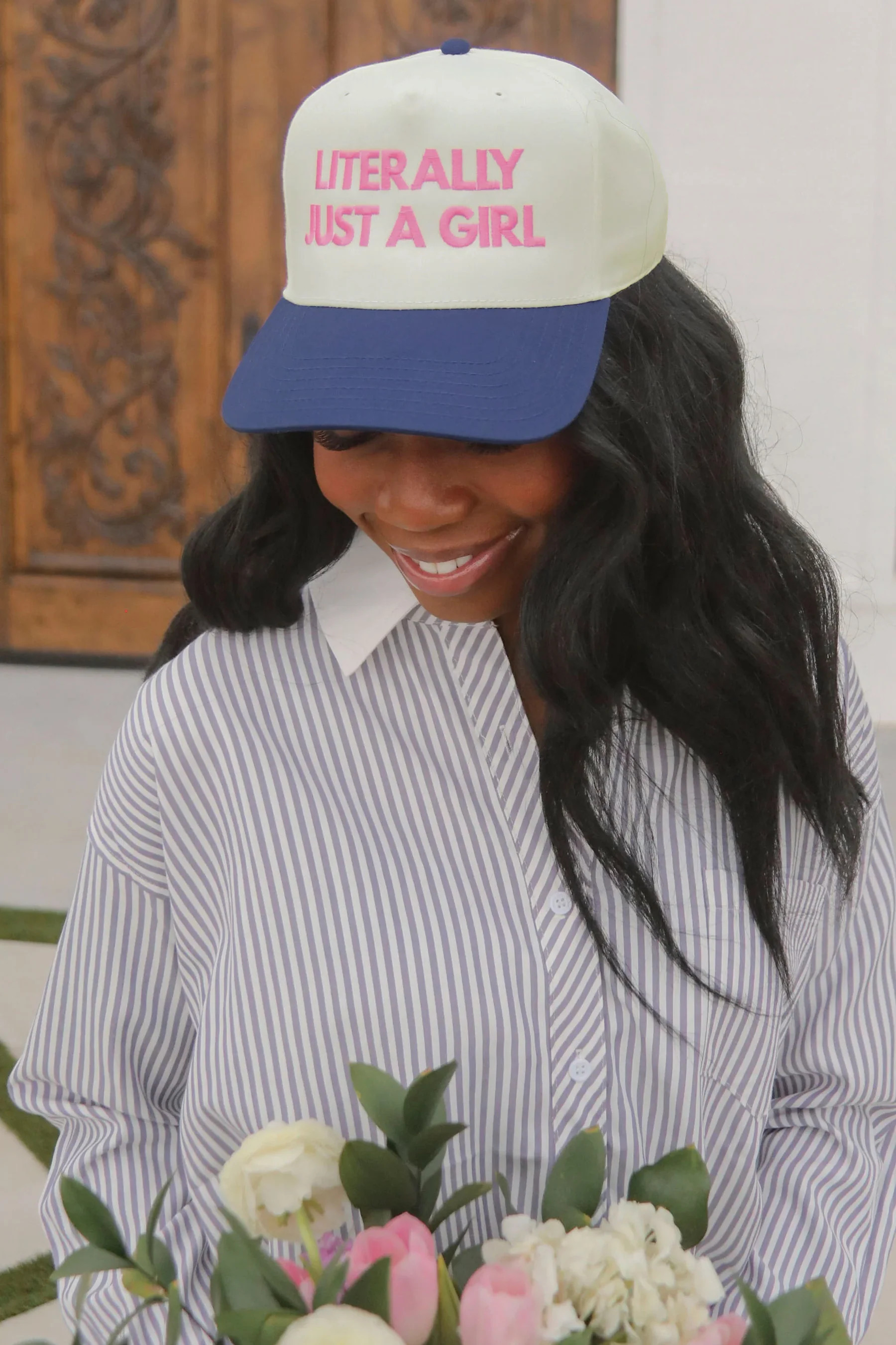 friday + saturday: just a girl trucker hat | RIFFRAFF