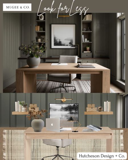 McGee and Co. office look for less! So many budget friendly options to create a high end look. The floating shelves I have linked are custom made for your space! You pick the the dimensions and stain/wood type. The office chair look-alike I’ve linked from Kirklands is 👌🏼and you can get 30% off your entire purchase right now using code: FRIEND. Don’t forget to tap the heart on your favorites. Designer or inspired look for less? It’s up to you to decide! 

#LTKFind 

#LTKstyletip #LTKhome