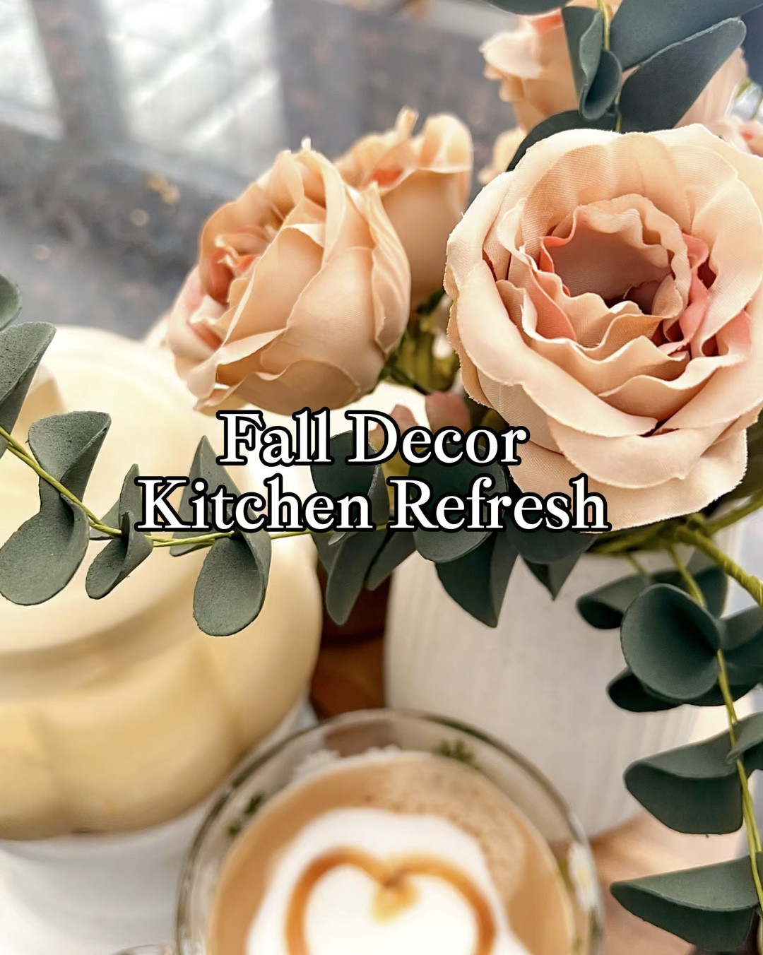 Hola Bebés Fall Kitchen Home Decor 🍂

Fall kitchen refresh 
Always starts with Skura Style Wipe envy my favorite Microfiber Wipes 🫧 

Found these gorgeous rose stems at At Home and the 🎃 Pumpkin Candle to add to fall cozy vibes 🍂

It’s giving Cozy Fall Vibes 🍂

#LTKHome #LTKSeasonal