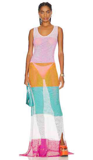 Marlo Maxi Dress in Pink Lady | Revolve Clothing (Global)