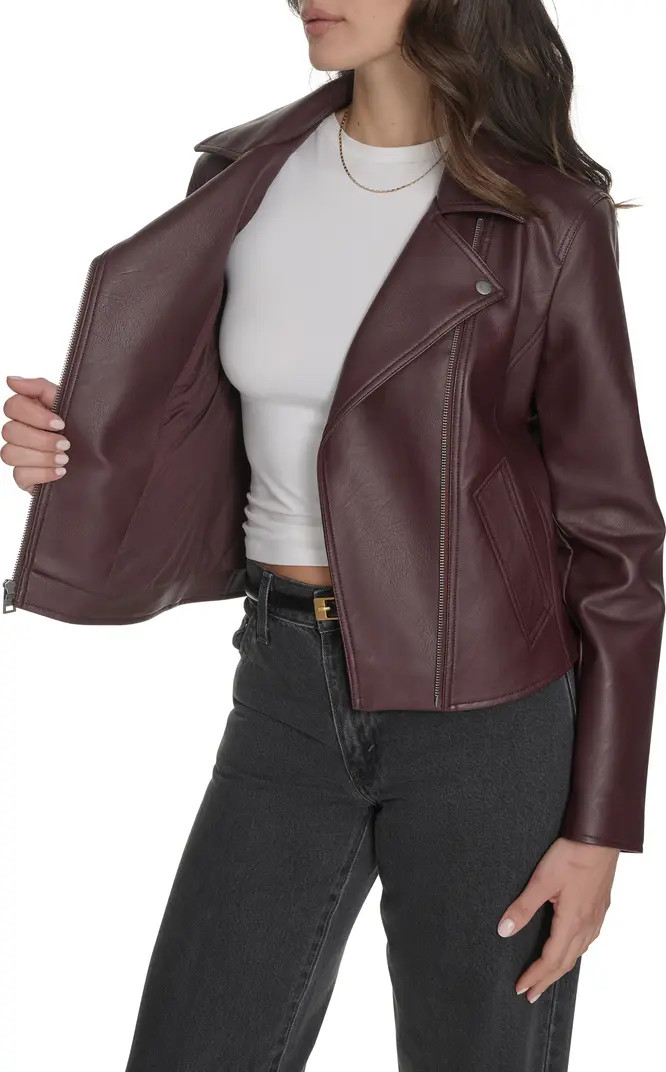 Women's Essential Faux Leather Moto Jacket | Nordstrom