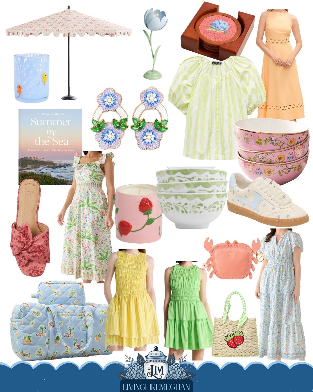 Bright Summer Pastels & Coastal Details 🍓🌸

Embracing all the colorful details for the summer season! This collection is full of cheerful pastels, block-print florals, and fun coastal motifs. A strawberry tumbler and that adorable crab coin purse add the perfect touch of whimsy to any warm-weather look. Paired with a breezy floral dress and scalloped accessories, these pieces are ideal for a sunny weekend getaway or an afternoon garden party!

#LTKHome #LTKSeasonal #LTKSaleAlert