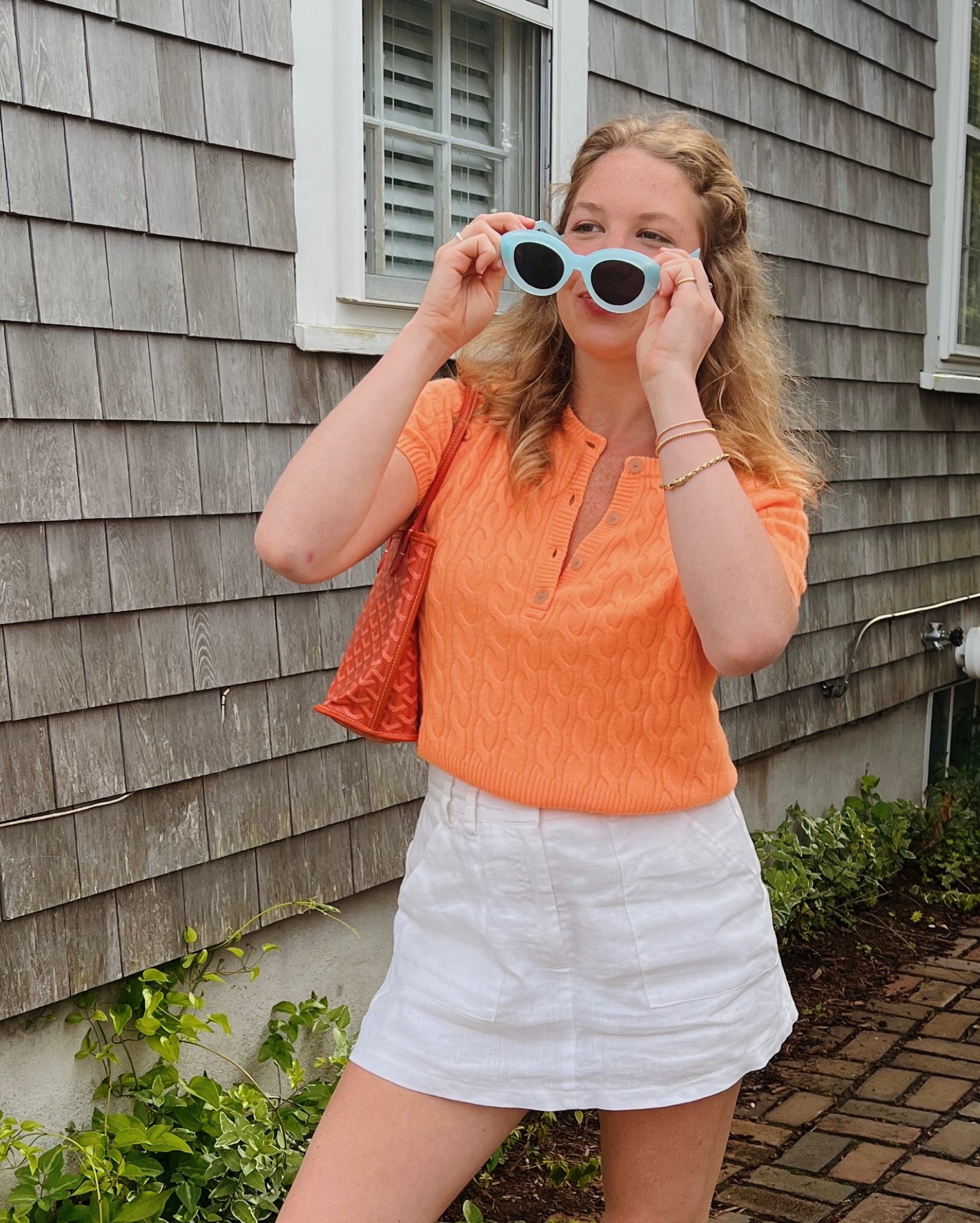 My orange cashmere sweater is 30% off today only!! 

#LTKunder100 #LTKsalealert