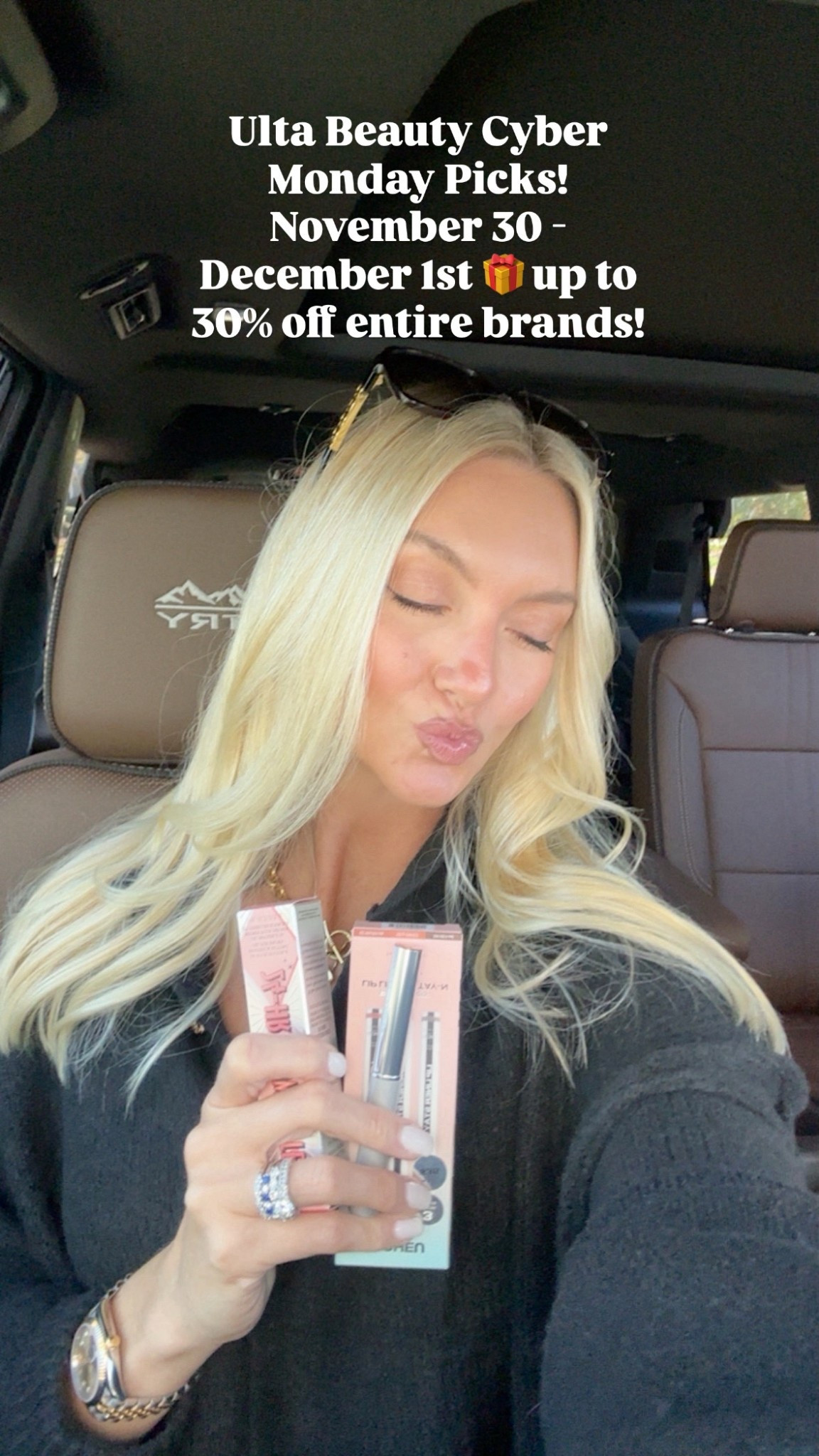 Cyber Monday magic ✨ Up to 30% off your fave brands at Ulta Beauty, Nov 30–Dec 1 only! 🛍️💄 #ulta #UltaBeauty #ad #CyberMonday @ultabeauty




#LTKHoliday #LTKCyberWeek #LTKGiftGuide