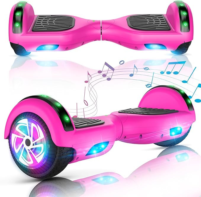 CBD Scooter with Corlorful LED Lights,6.5" Wheels, Dual 300W Motor Scooter for Kids Girls Boys Ad... | Amazon (US)