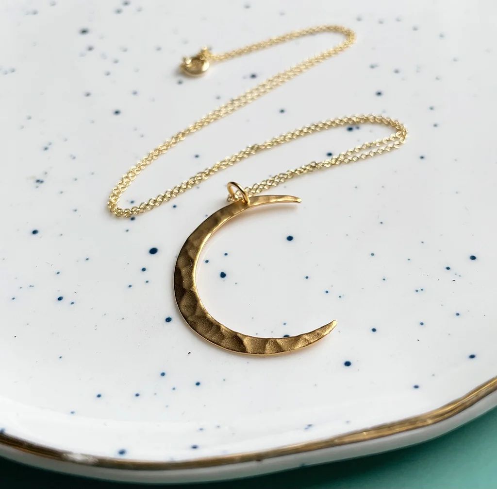 Crescent Moon Necklace | Erin McDermott Jewelry