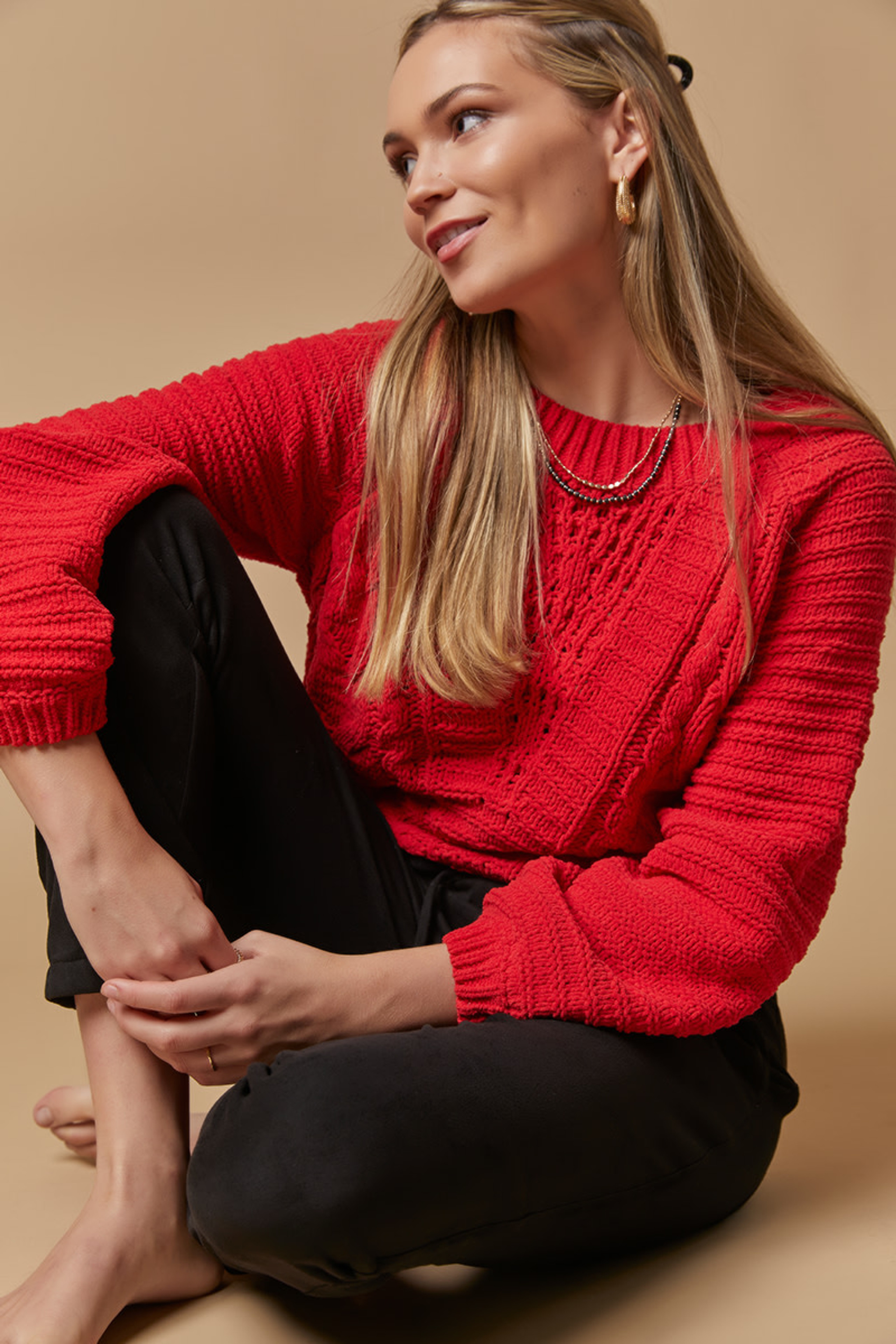 Liz Chenille Sweater | Francesca's