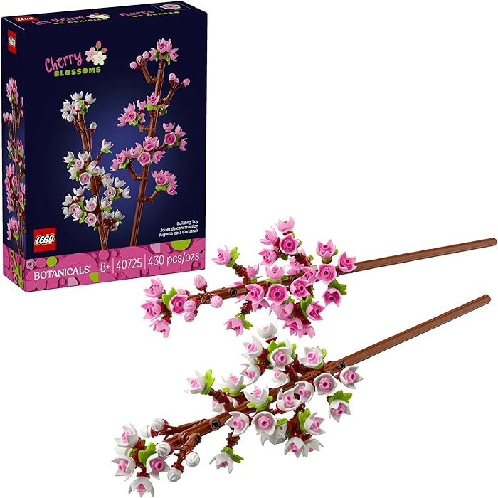 LEGO Cherry Blossom Building Toy for Kids, Girls & Boys, Ages 8+ - Artificial Cherry Blossom Deco... | Amazon (US)