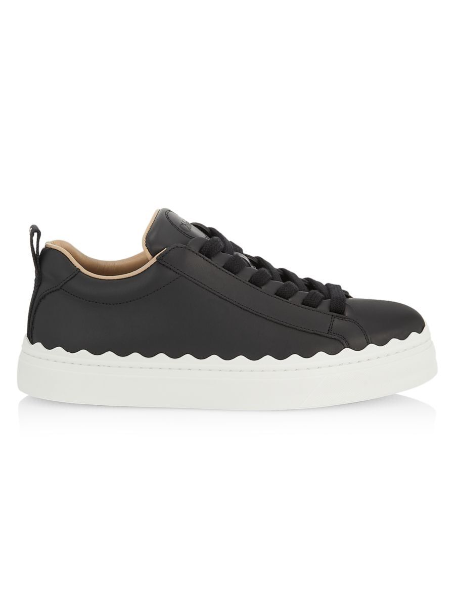 Chloé Lauren Leather Sneakers | Saks Fifth Avenue