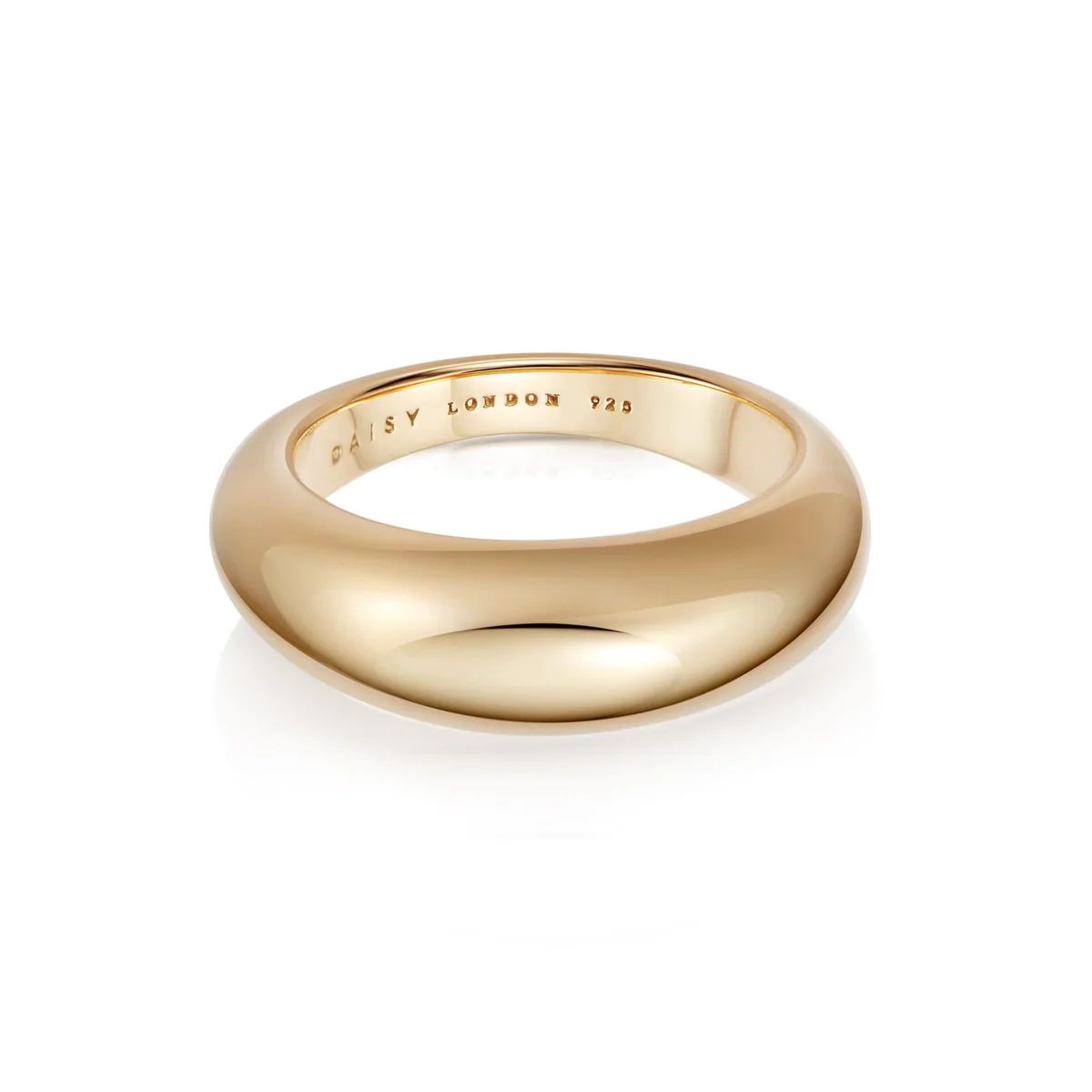 Estée Lalonde Dome Ring 18ct Gold Plate | Daisy London Jewellery