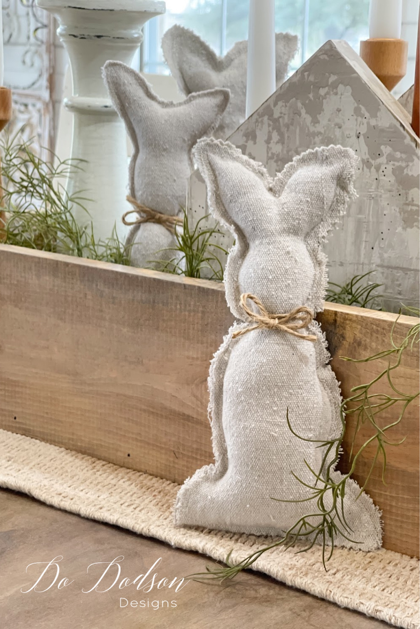 Have you ever thought about making your Easter decor? I made these simple drop cloth bunnies in literally minutes. This is my all time favorite brand of drop cloth I use for project. I’m sharing the step by step instructions on my blog. 

Happy Easter! 🐇 
DoDodsonDesigns.com

#LTKSeasonal #LTKfamily #LTKhome