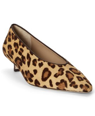 Lauren Ralph Lauren Women's Francesca Slip-On Pumps - Chestnut Brown Smooth Leather | Macy's