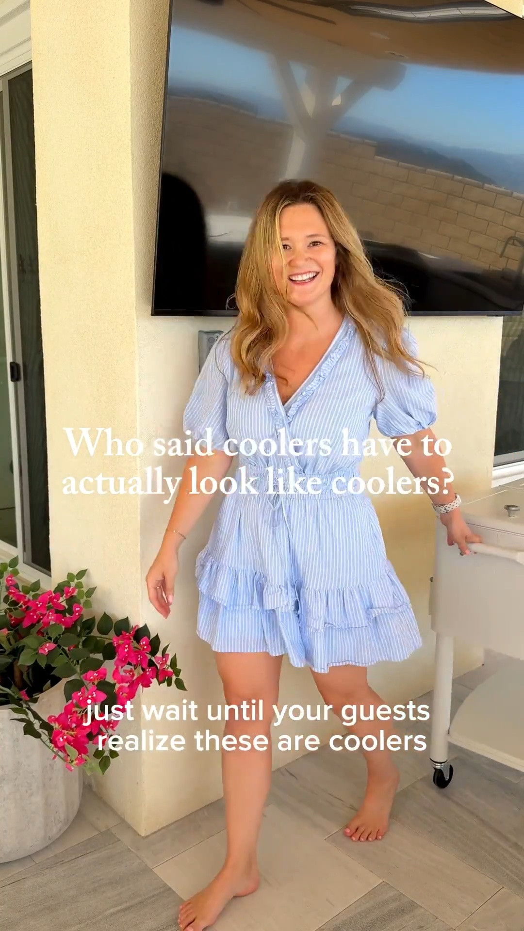 #Ad @Wayfair has everything you need to elevate your hosting game affordably!! These coolers are two of the ways I have been able to elevate the ~vibes~ for when my guests come over! 
Also the quality on these coolers is unreal! They both hold ice for HOURS and our drinks stay ice cold.

#WayfairPartner #wishyouwerehere #outdoor #Wayfair