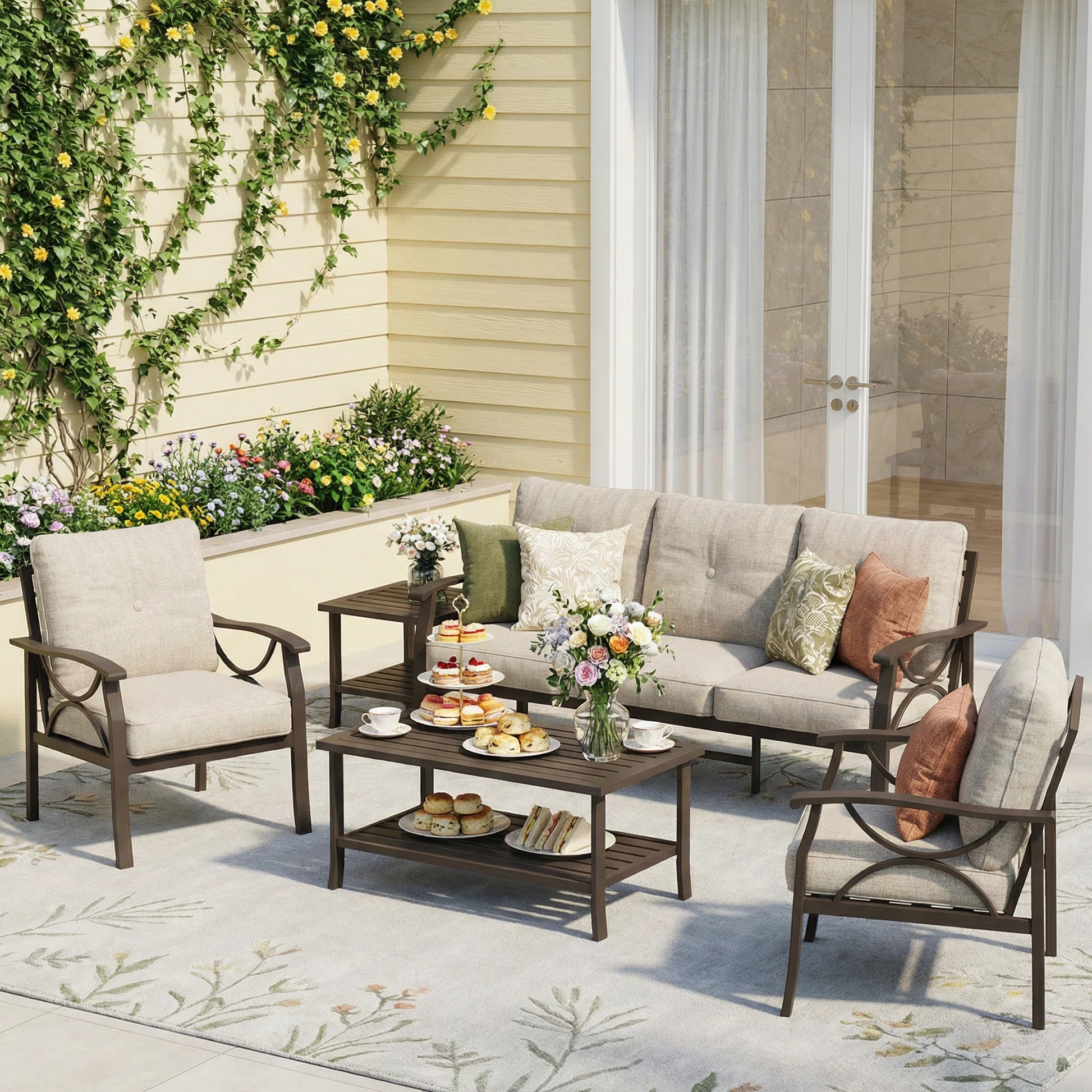 5-piece Outdoor Patio Furniture Set | Wayfair North America