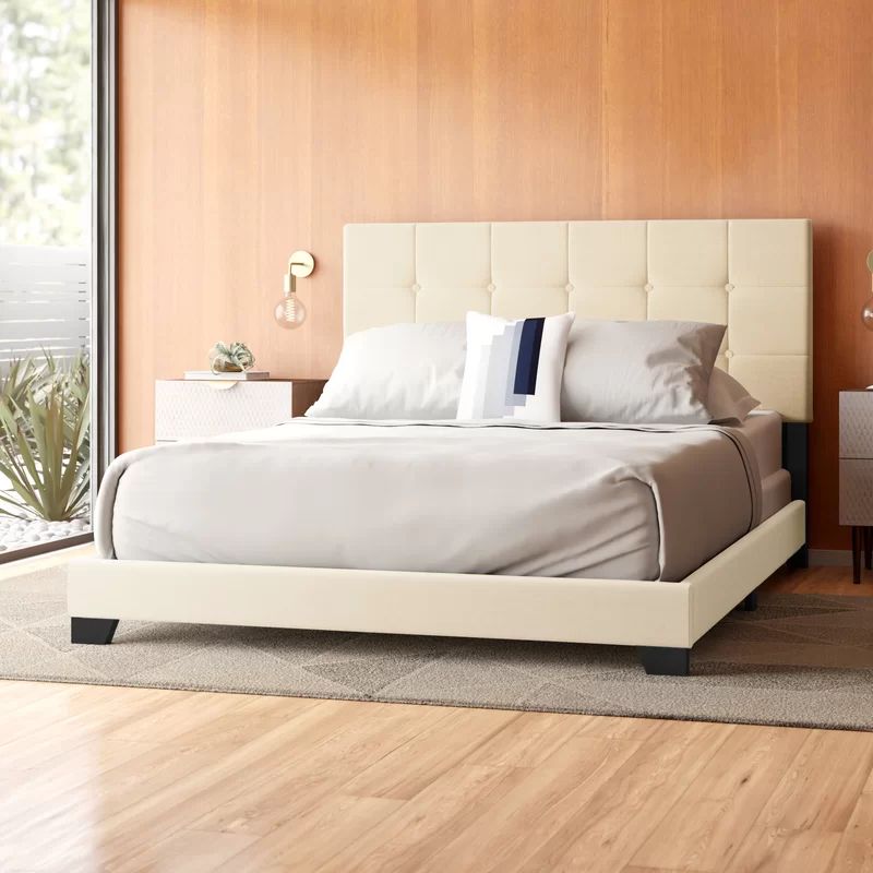 Nia Upholstered Panel Bed | Wayfair North America