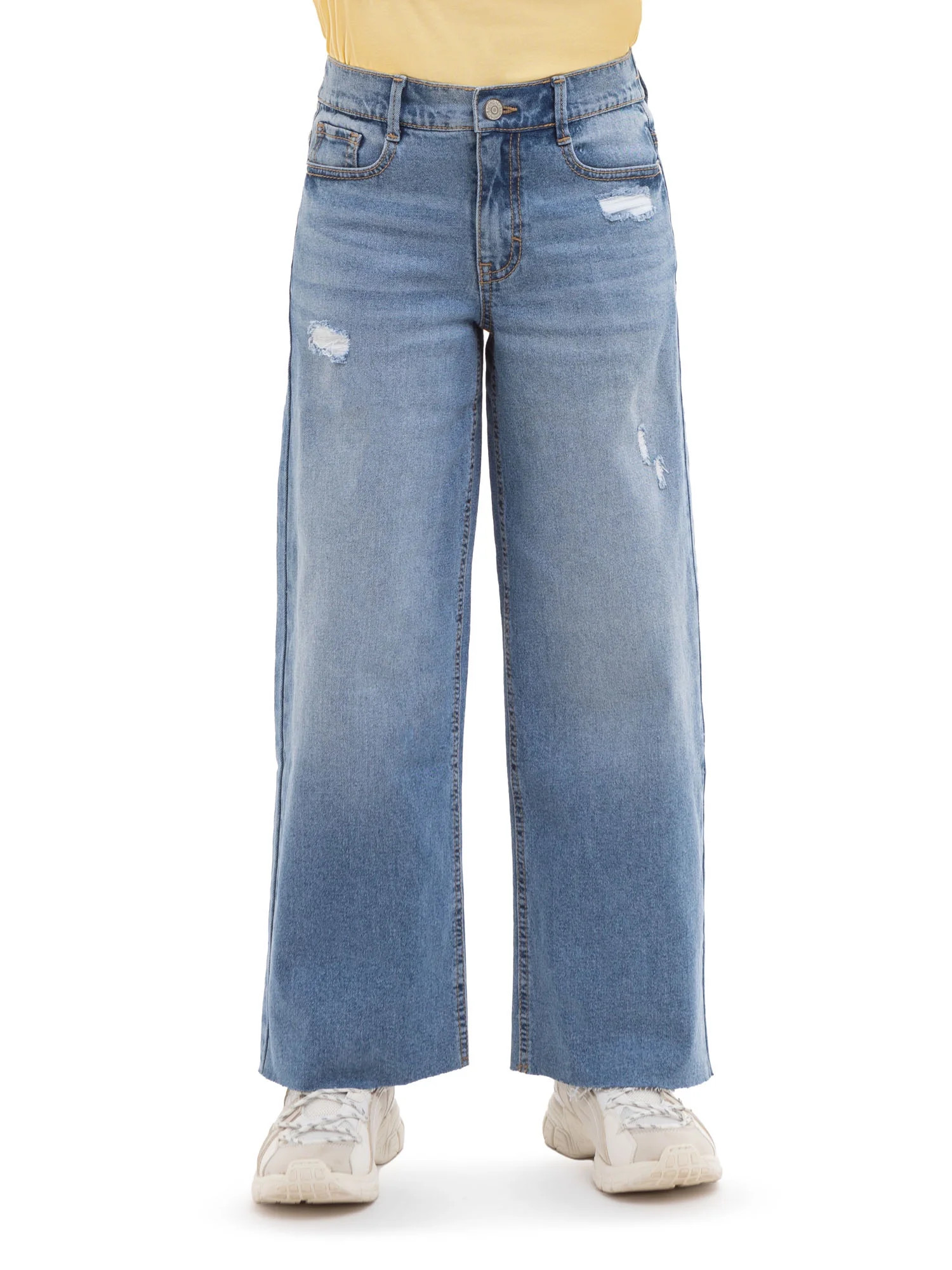 Jordache Girls Wide Leg Jeans, Sizes 5-18 | Walmart (US)
