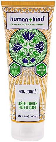 Human+Kind Body Souffle Cream - Original Moisturizer Lotion For Men And Women - Organic, Vegan Heali | Amazon (US)