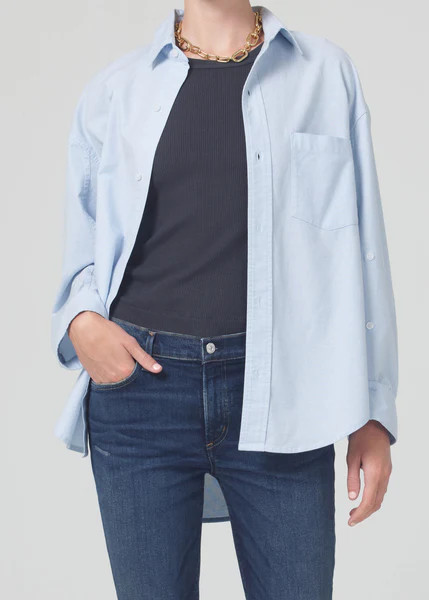 Kayla Shirt in Oxford Blue | Citizens of Humanity