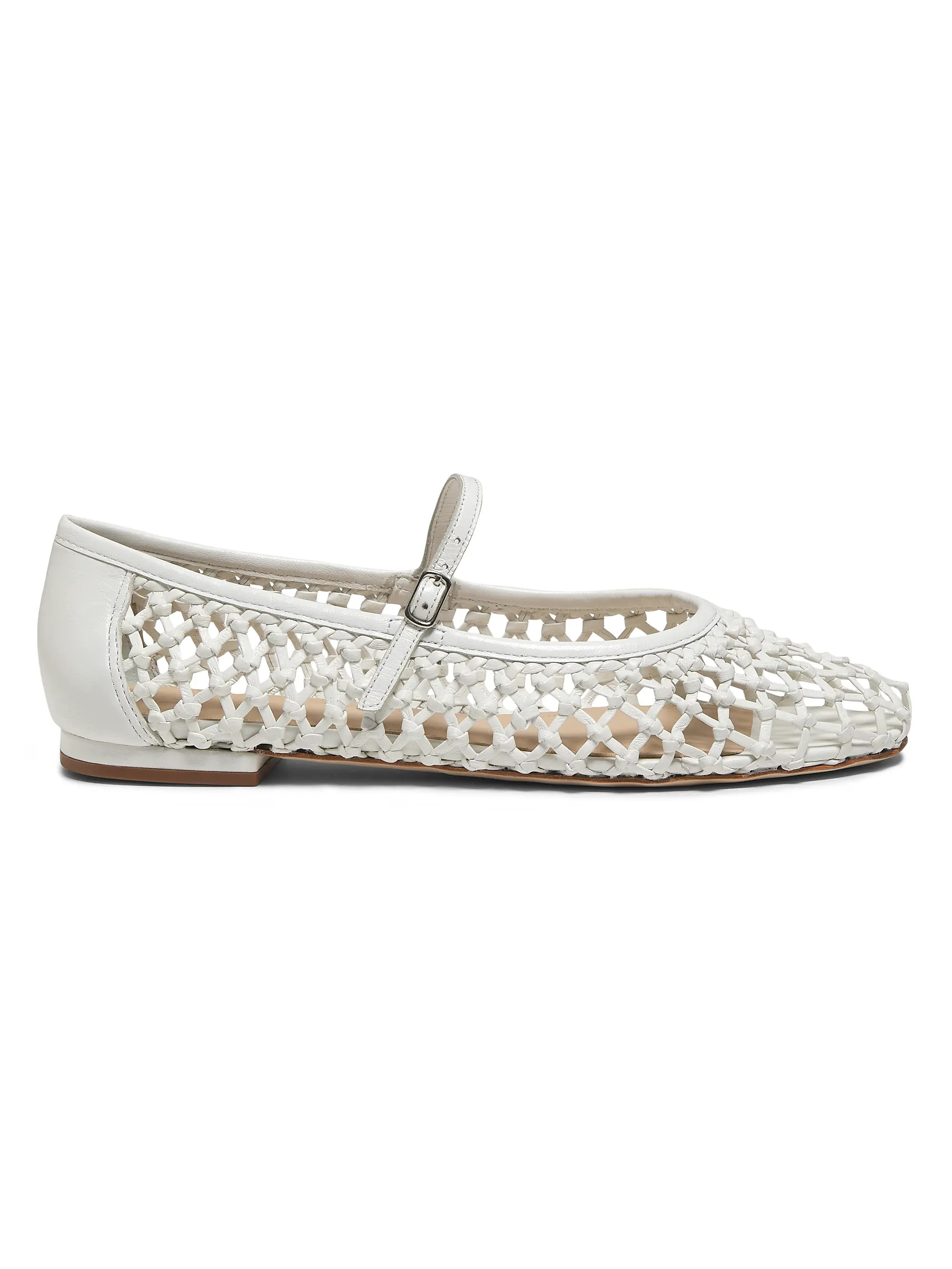 Hand-Woven Leather Ballet Flats | Saks Fifth Avenue