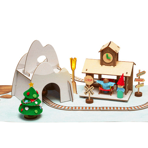 Santa's Railroad Advent Calendar | KiwiCo | KiwiCo