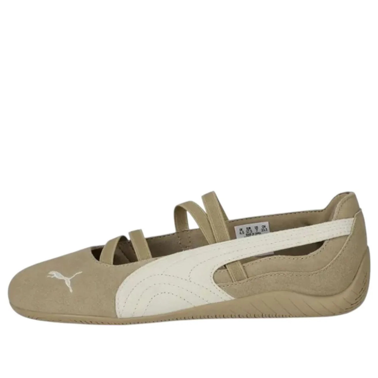 (WMNS) PUMA Speedcat Ballet 'Suede Tan Warm White' 406758-01 | KICKS CREW