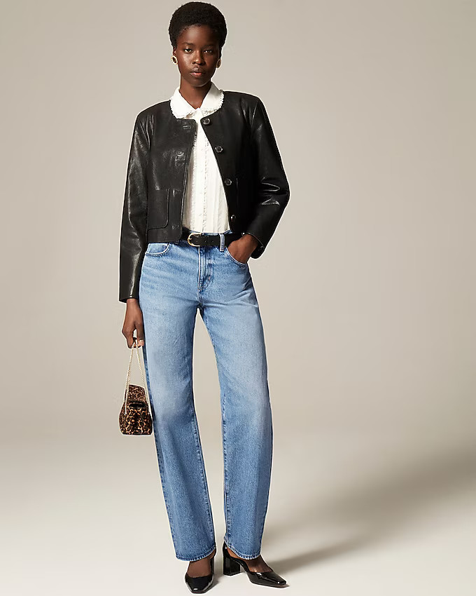 Mid-rise relaxed straight jean | J. Crew US