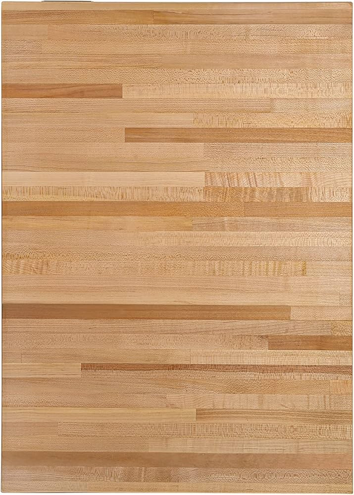 CONSDAN Butcher Block Counter Top, USA Grown Hard Maple Solid Hardwood Countertop, Washer/Laundry... | Amazon (US)