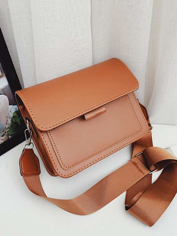 Minimalist Flap Square Bag | SHEIN