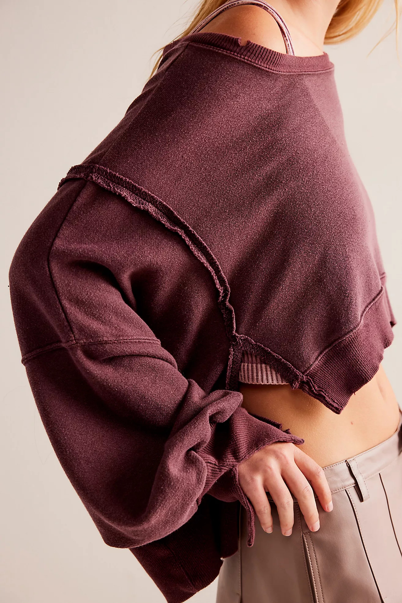 Cropped Camden Sweatshirt | Free People (Global - UK&FR Excluded)